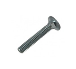 1/4" - 20 X 2-1/2" GR.2 FLAT TOP CARRIAGE BOLT, ZINC PLATED